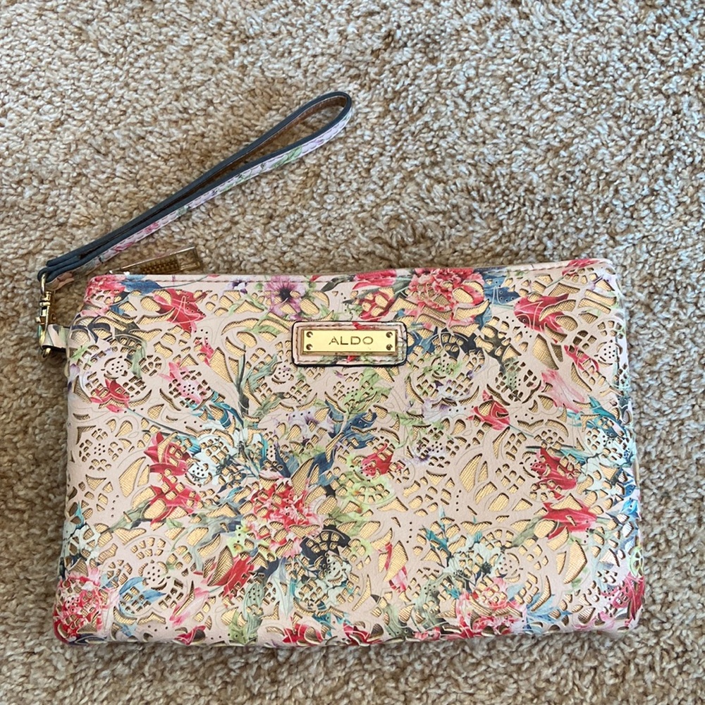 Aldo Floral Wristlet